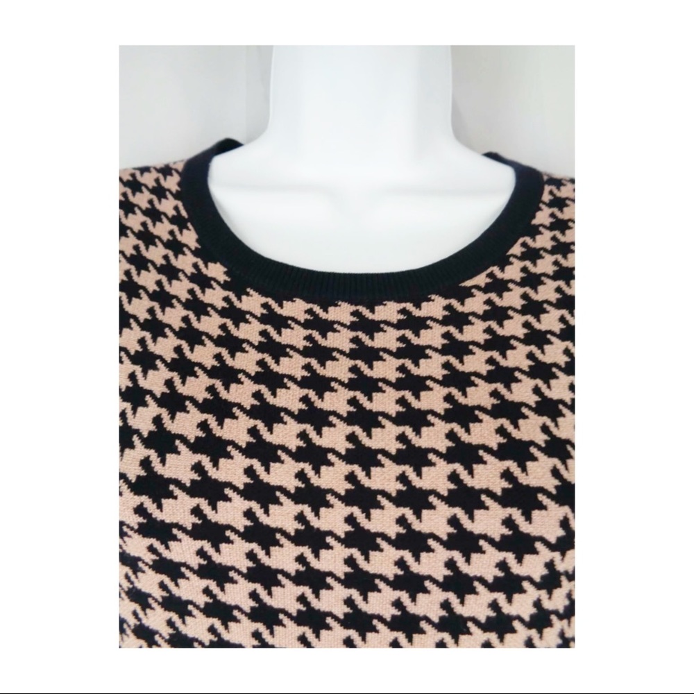 Ann Taylor Houndstooth Dress Sz M - Picture 6 of 8